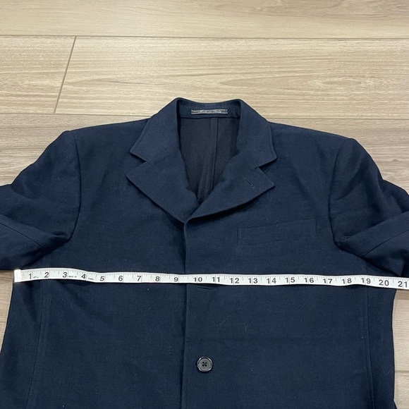 Vintage Tessuto Ermenegildo Zegna Navy Silk, Wool, Cashmere Blazer Jacket M? - Picture 3 of 8